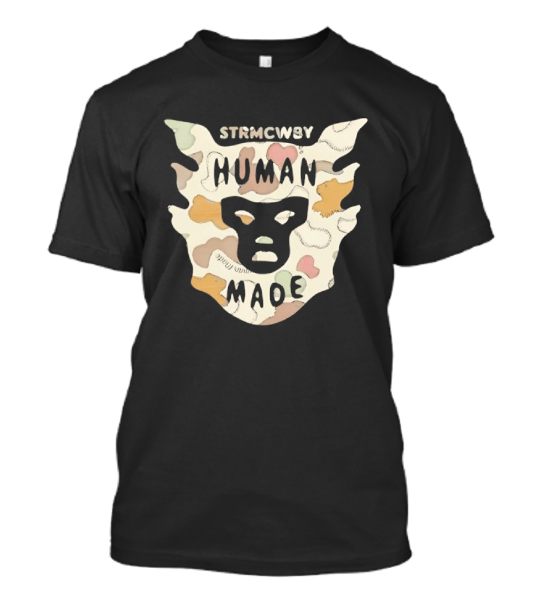 Strmcwby Human Made Camouflage Face T-Shirt