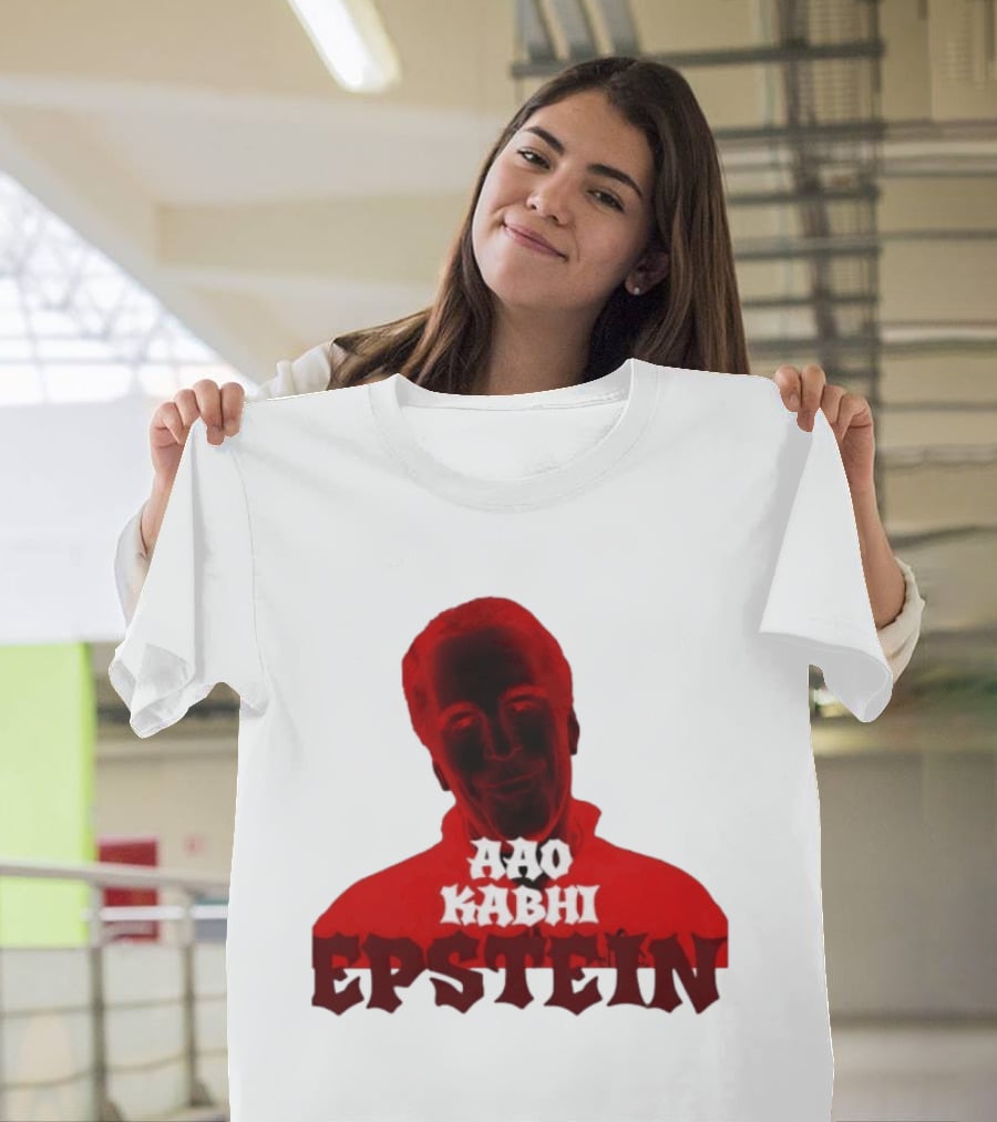 Aao Kabhi Epstein Edgy Meme T-Shirt