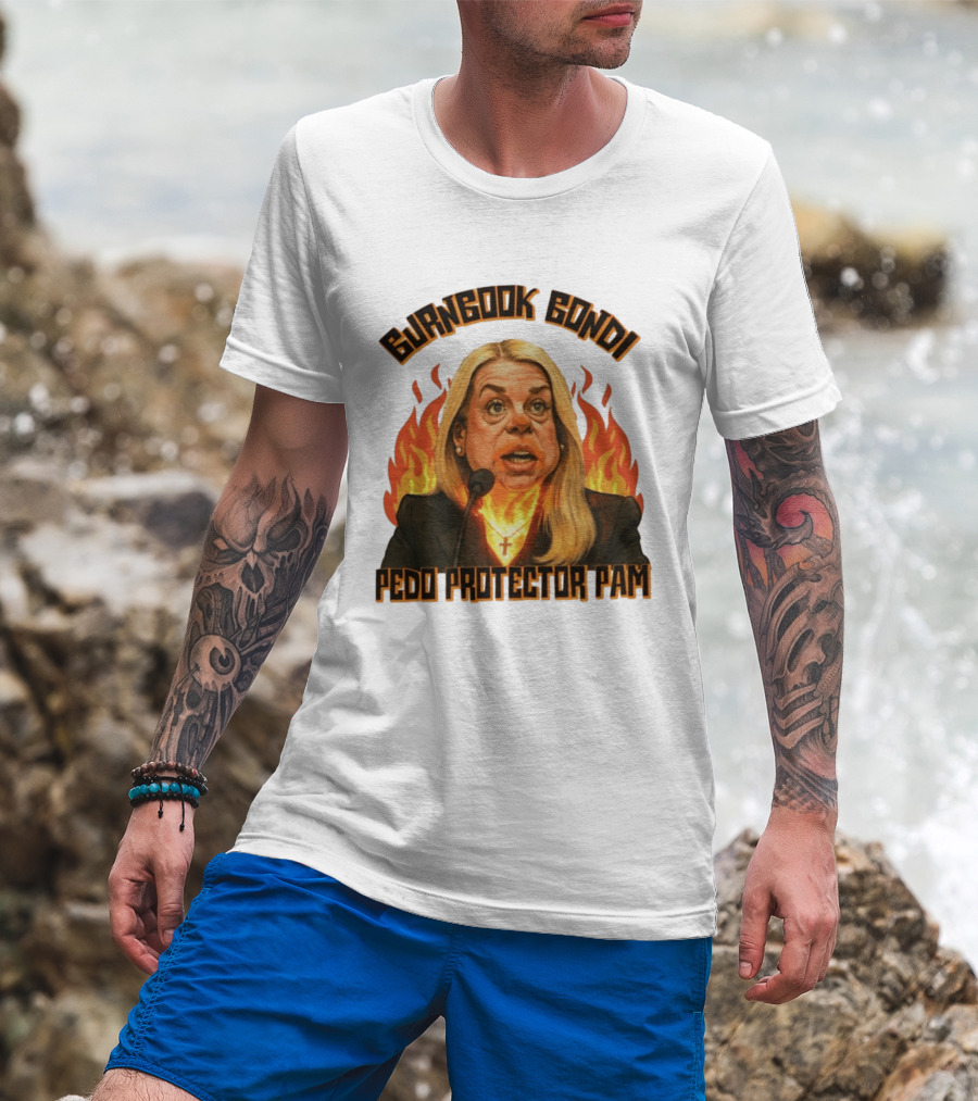 Burnbook Bondi Pedo Protector Pam Flame T-Shirt