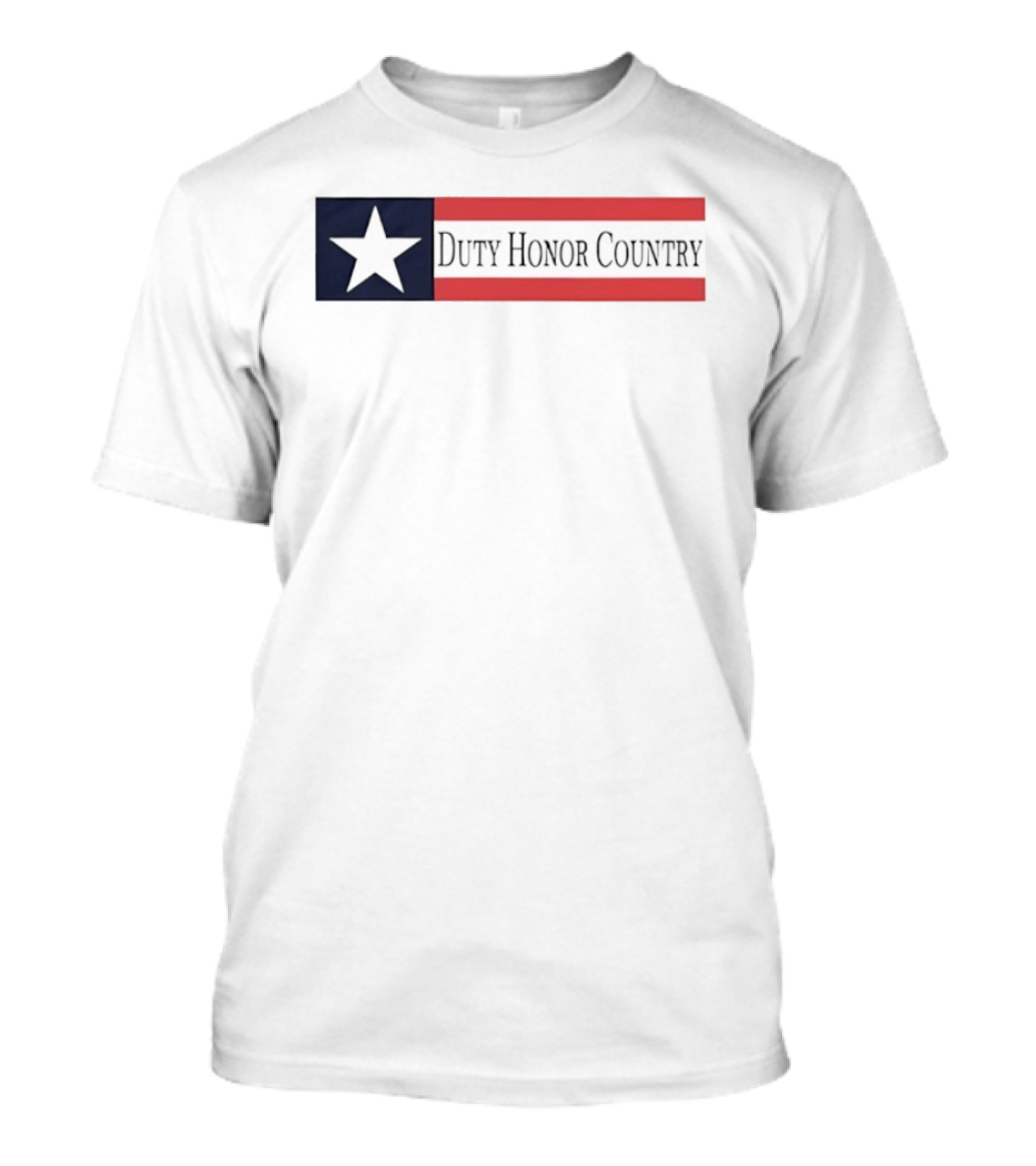 Duty Honor Country Star And Stripes Flag T-Shirt