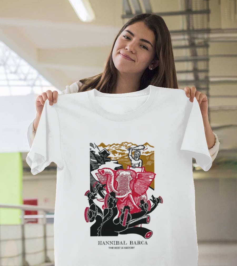 Hannibal Barca The Rest Is History Elephants And Soldiers Historical T-Shirt