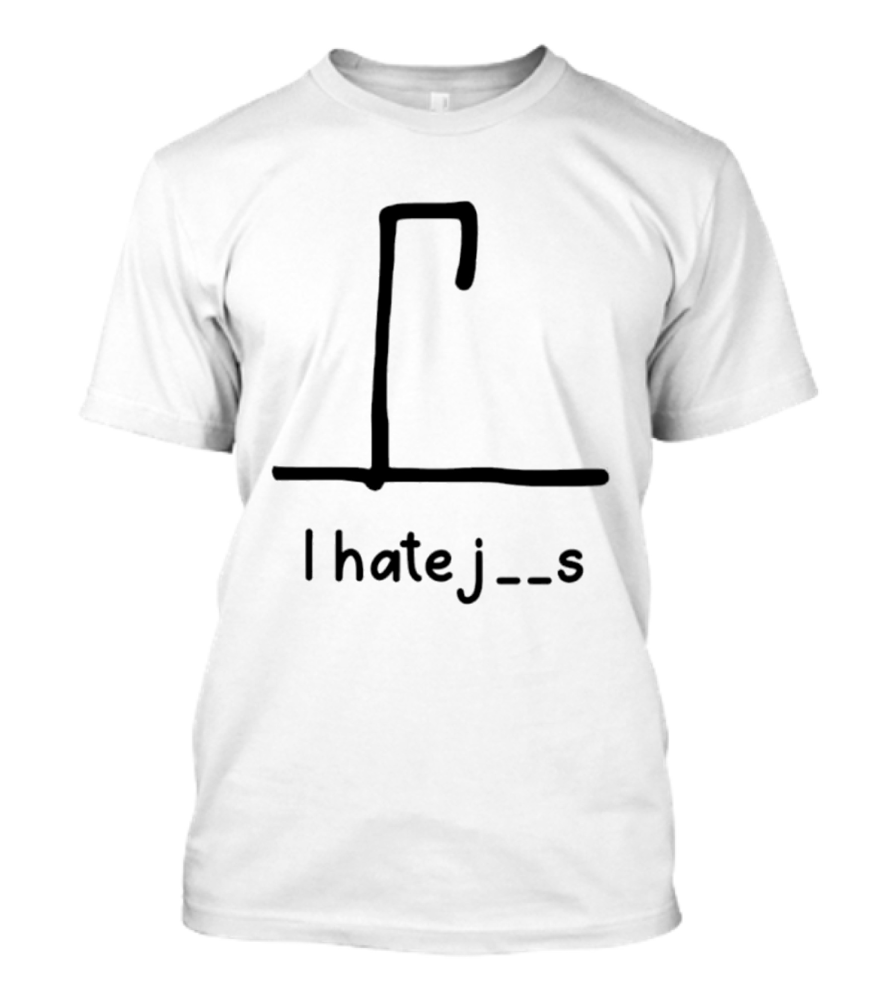 I Hate Jews_fill In Phrase Puzzle T-Shirt