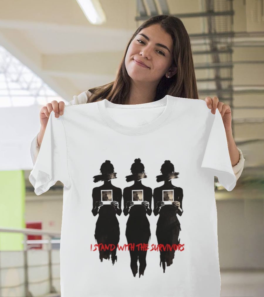 I Stand With The Survivors Epstein Victims T-Shirt