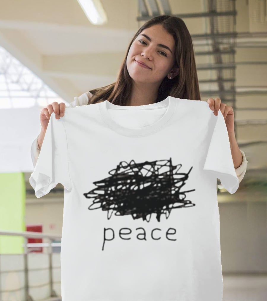Peace Graffiti Scribble T-Shirt