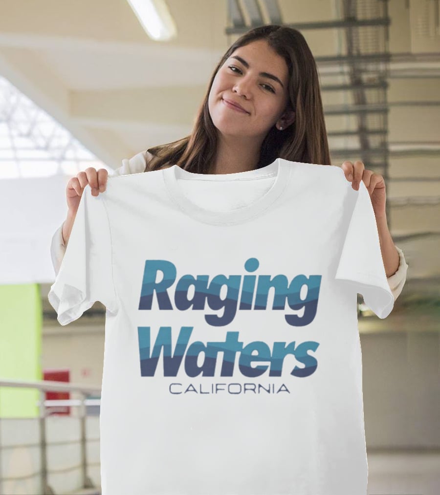 Raging Waters California Waterpark Adventure Blue T-Shirt