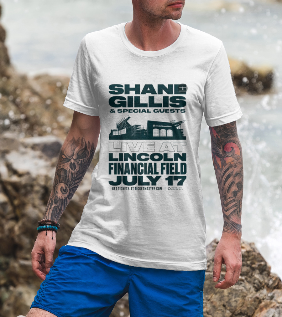 Shane Gillis And Special Guests Live At Lincoln Financial Field July 17 Event Promotion T-Shirt