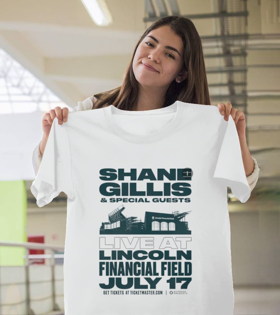 Shane Gillis And Special Guests Live At Lincoln Financial Field July 17 Event Promotion T-Shirt
