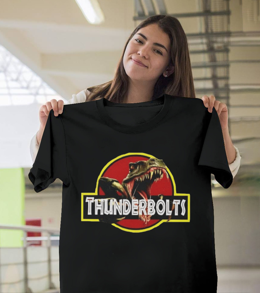Thunderbolts Dinosaur Emblem Jurassic T-Shirt