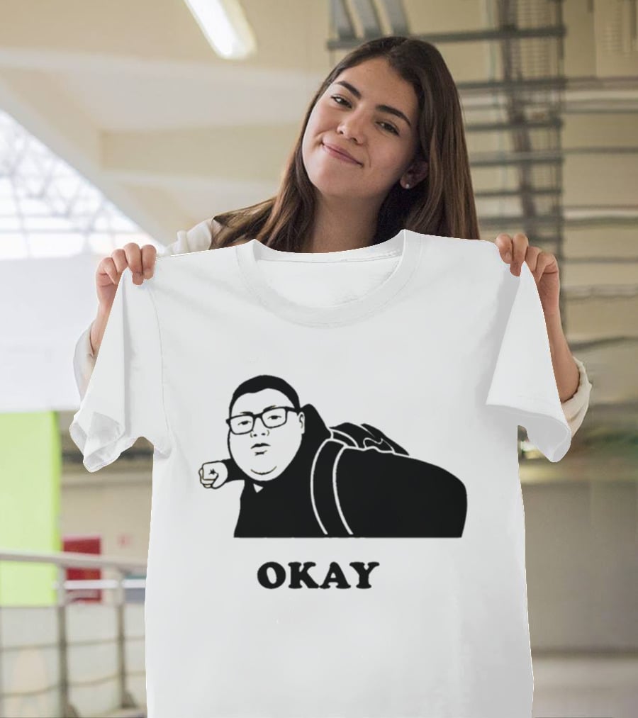 Okay Meme Black And White T-Shirt