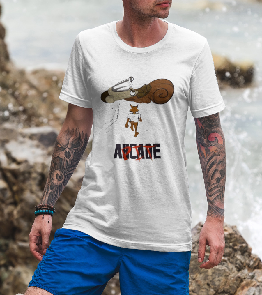 Smight Akira Arcade Pit Retro Futuristic Motorcycle Adventure T-Shirt