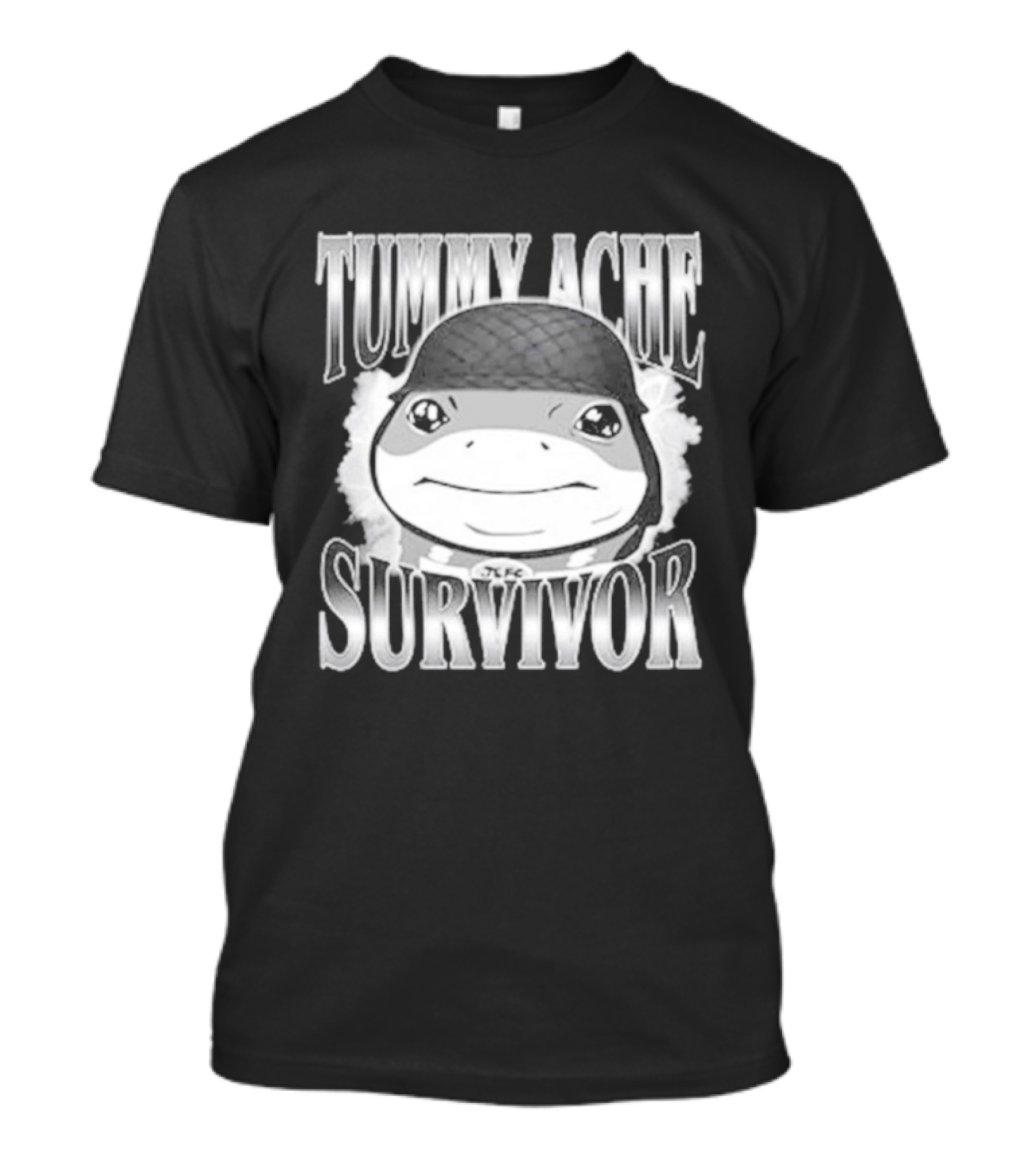 Tummy Ache Survivor Jeff The Land Shark Helmet Meme T-Shirt