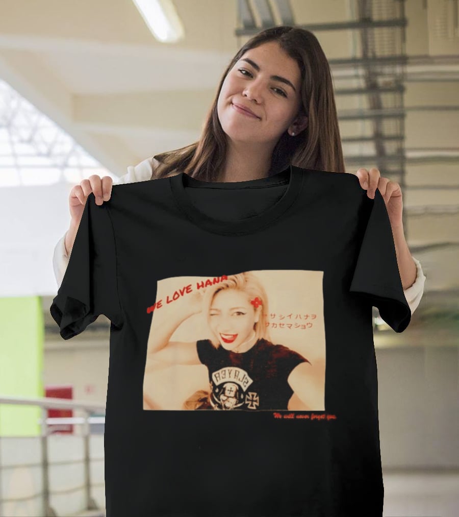 We Love Hana Kimura Punk Style Photo T-Shirt
