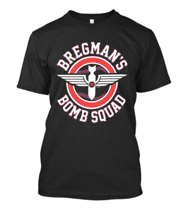 Bregman's Bomb Squad Baseball Wings T-Shirt