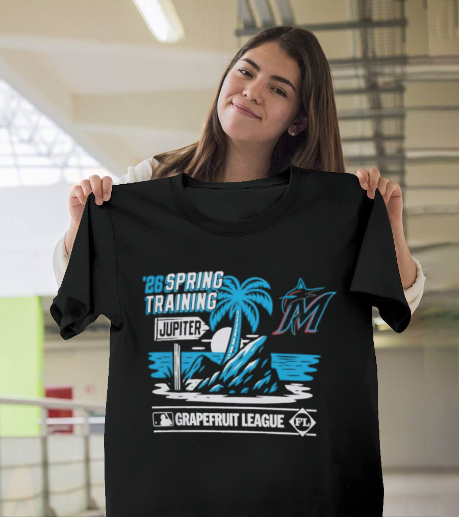 Miami Marlins 2026 Jupiter Grapefruit League Spring Training T-Shirt