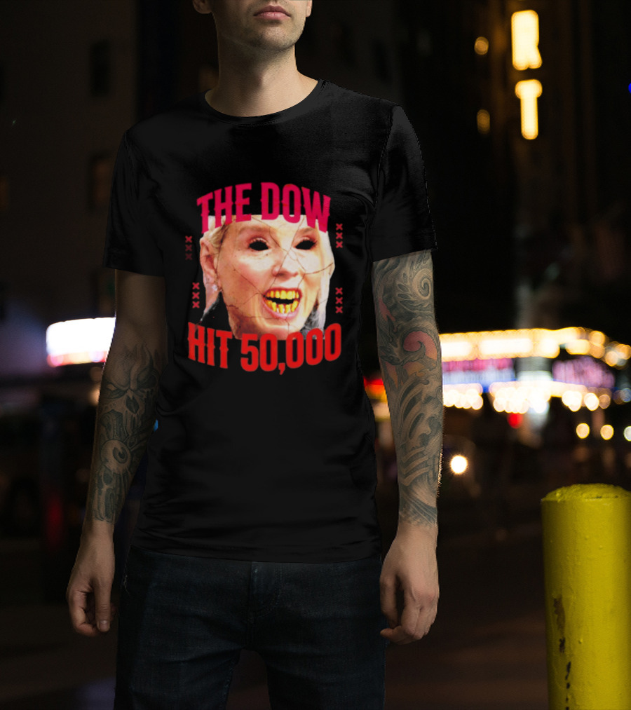 Pam Bondi The Dow Hit 50 000 Protest Epstein Files T-Shirt
