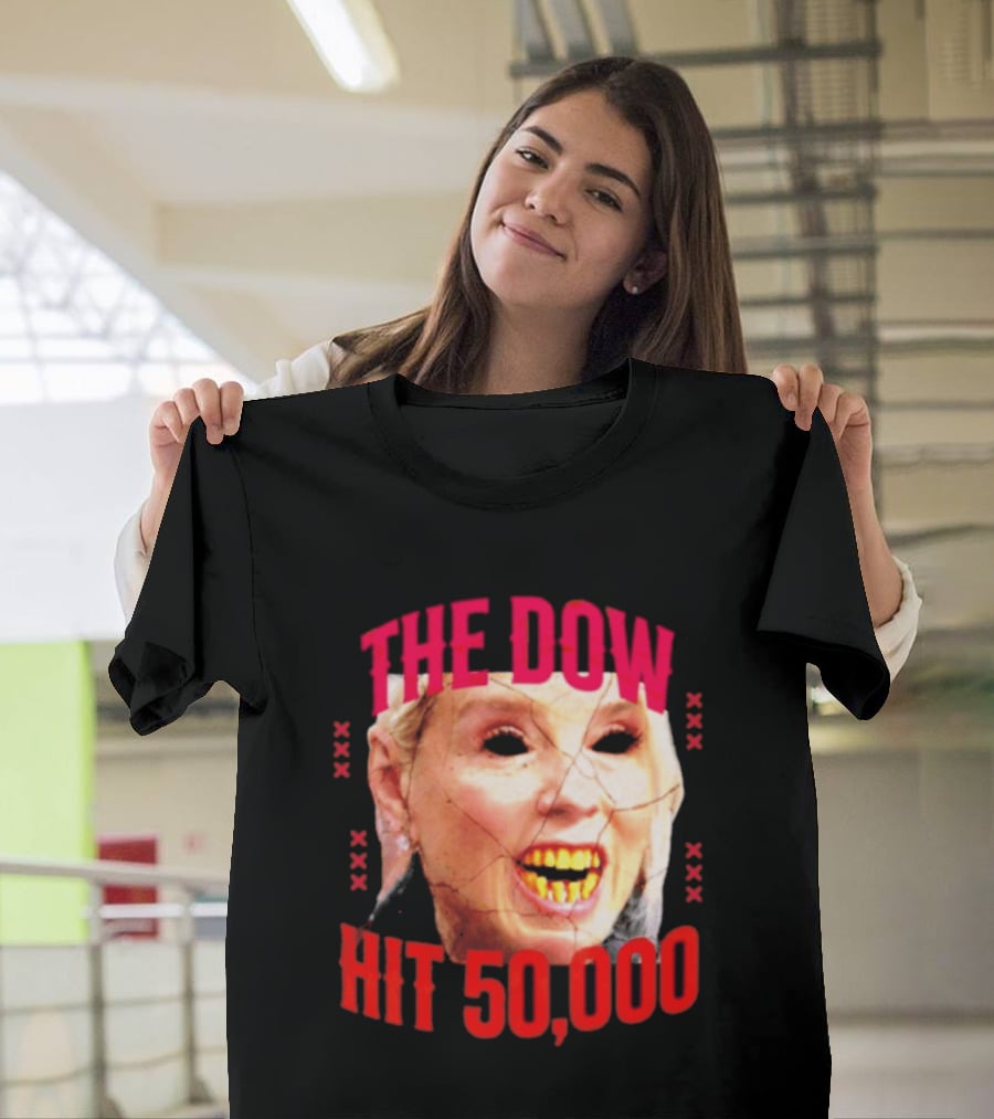 Pam Bondi The Dow Hit 50 000 Protest Epstein Files T-Shirt