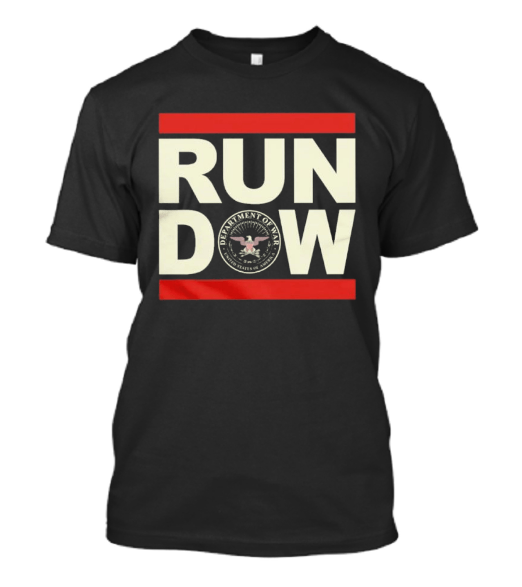 RUN DOW Department Of War Trump Seal T-Shirt