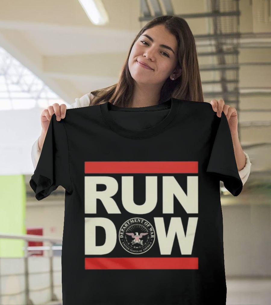 RUN DOW Department Of War Trump Seal T-Shirt