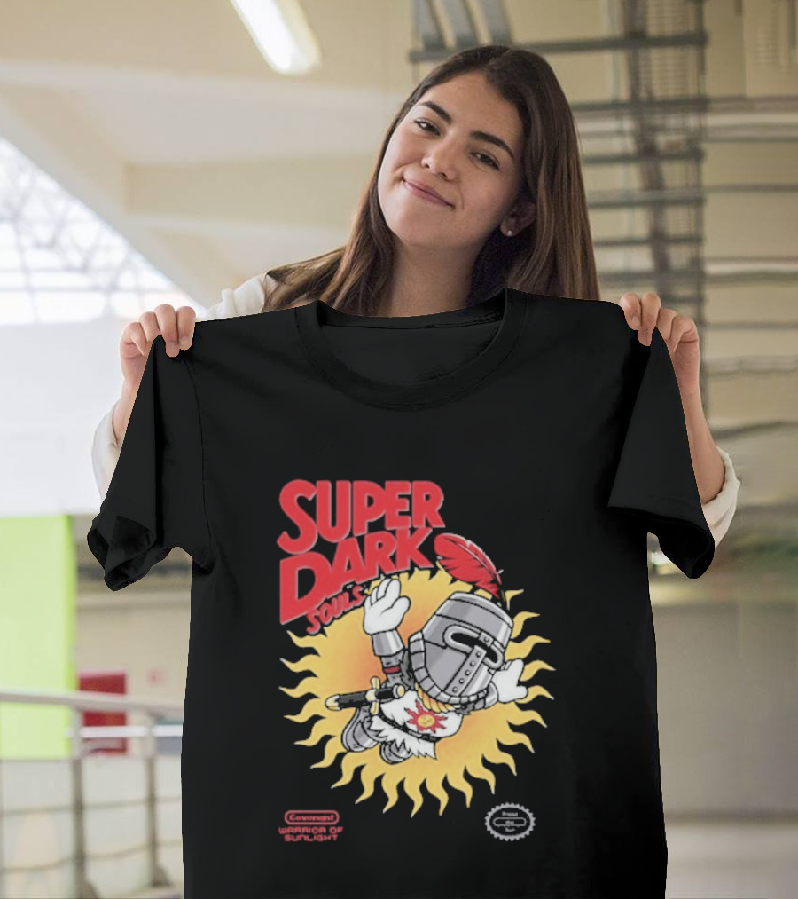 Super Dark Souls Praise The Sun Solaire T-Shirt