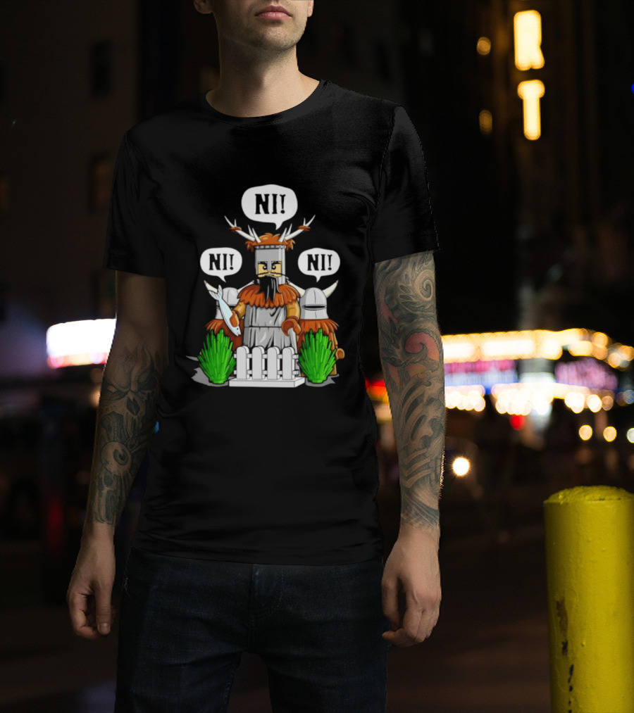 Knights Of Ni Monty Python Nature Comedy Scene T-Shirt