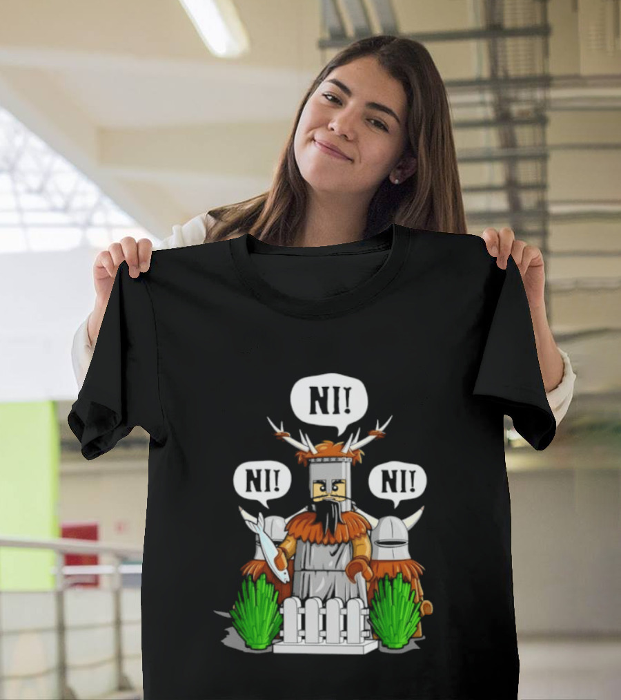 Knights Of Ni Monty Python Nature Comedy Scene T-Shirt