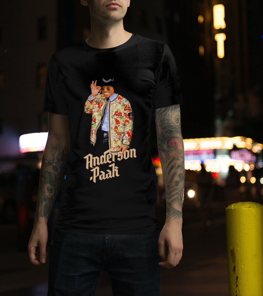 Anderson Paak Floral Jacket Style Moment T-Shirt