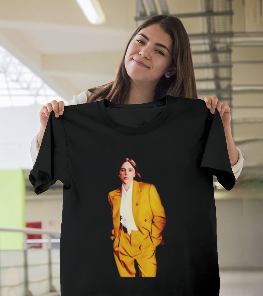 Billie Eilish Yellow Suit Fashion T-Shirt