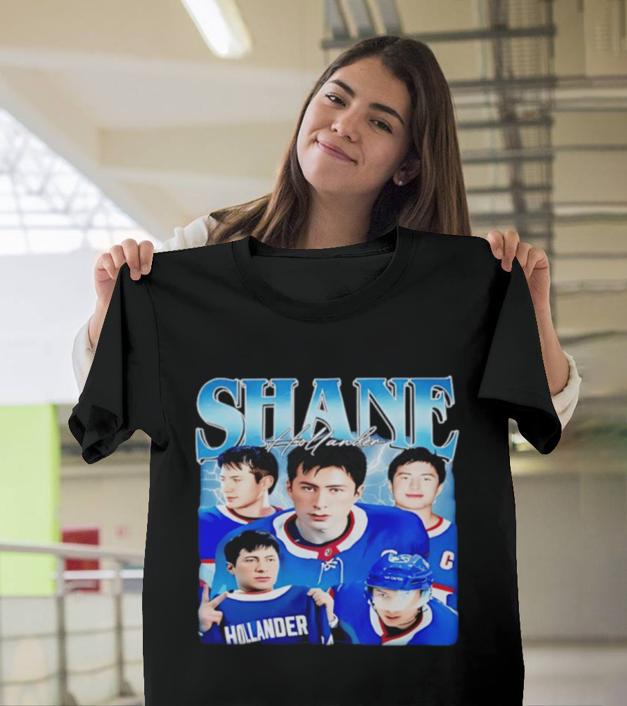 Shane Hollander Hockey Legend Heated Rivalry Lightning T-Shirt