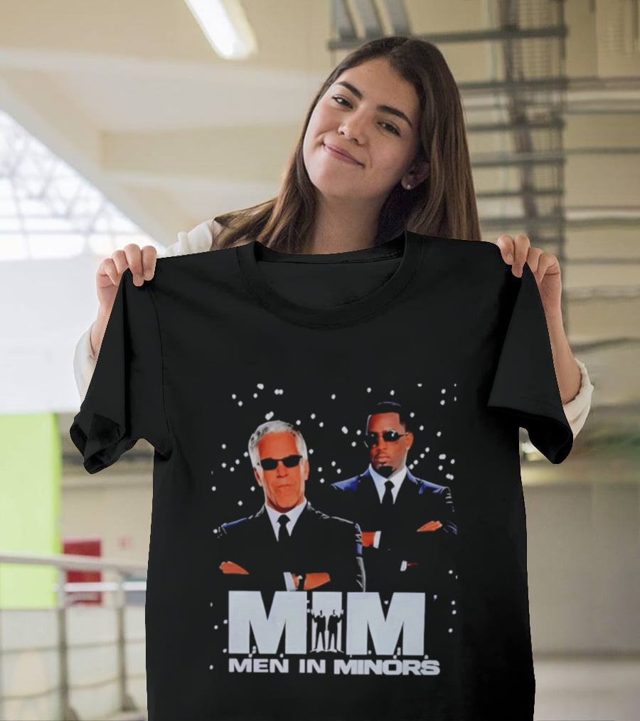 Men In Minors MIM Jeffrey Epstein Sean Combs T-Shirt
