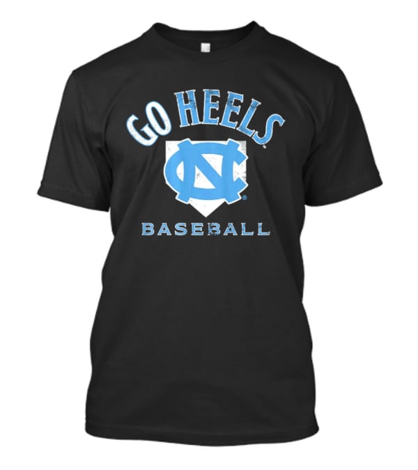 UNC Tar Heels Baseball Go Heels Home Plate T-Shirt