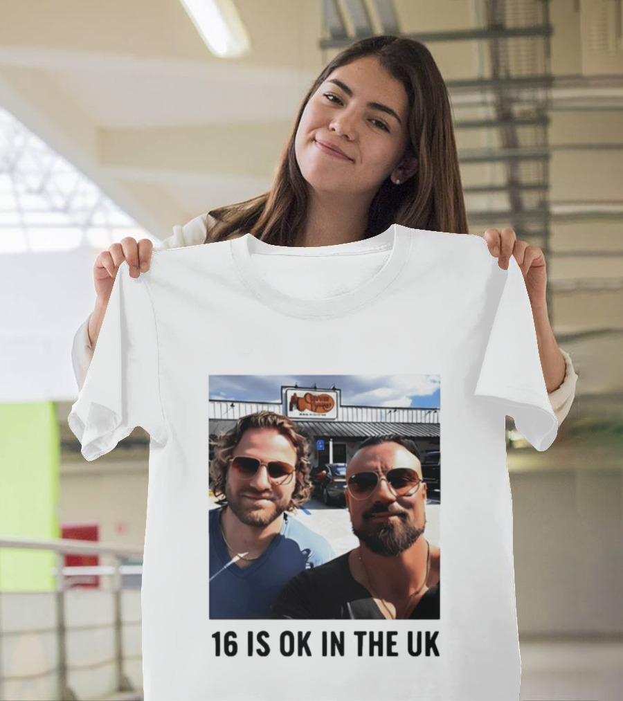 Adam Page Marty Scurll Cracker Barrel 16 Is OK In The UK T-Shirt