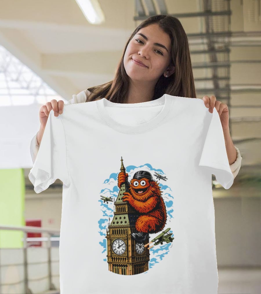 Big Ben Gritty Kong Philadelphia Hockey Clash T-Shirt
