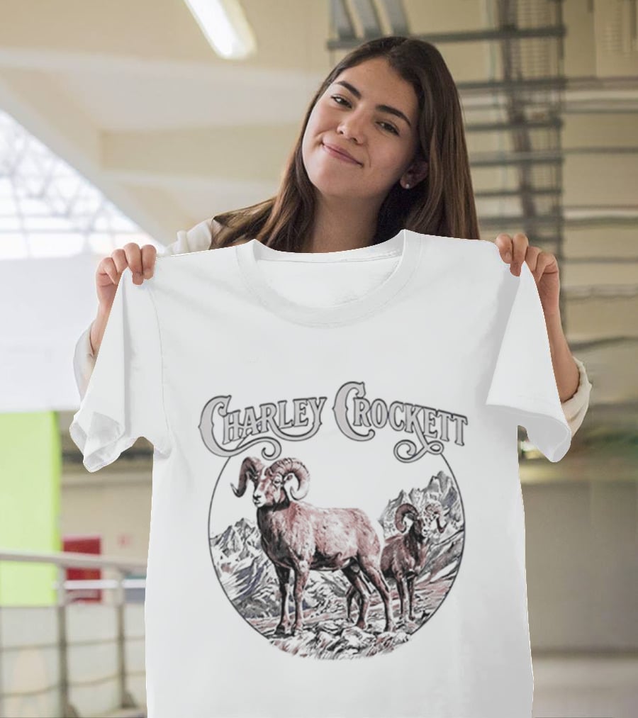 Charley Crockett Age Of The Ram Majestic Mountain Rams T-Shirt