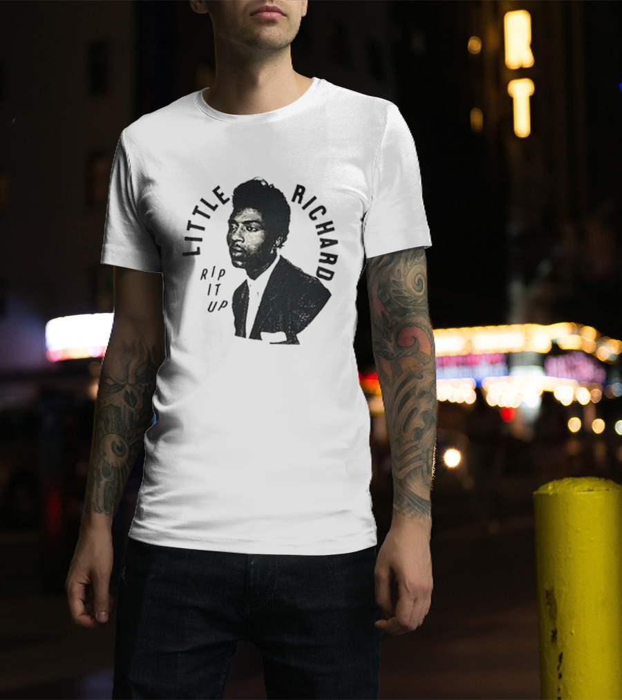 Little Richard Rip It Up Vintage Style Iconic Music T-Shirt