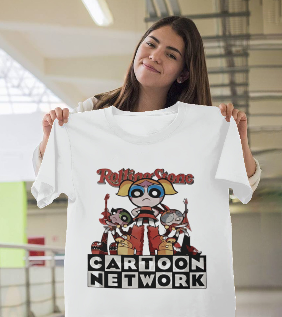 Rolling Stone Powerpuff Girls Cartoon Network T-Shirt