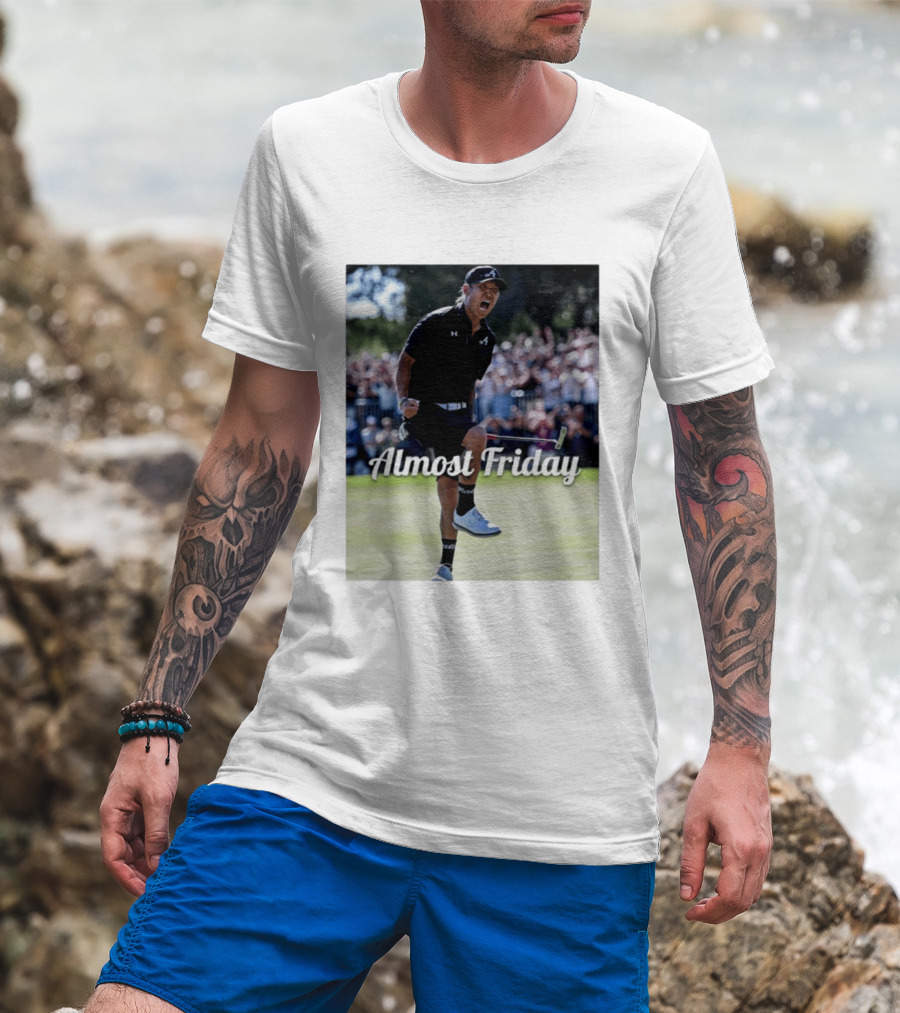 Anthony Kim Almost Friday Golf Comeback Celebration Moment T-Shirt