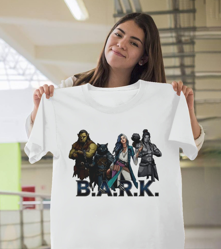B.A.R.K. Tyranny Of Dragons Fantasy Character Ensemble T-Shirt