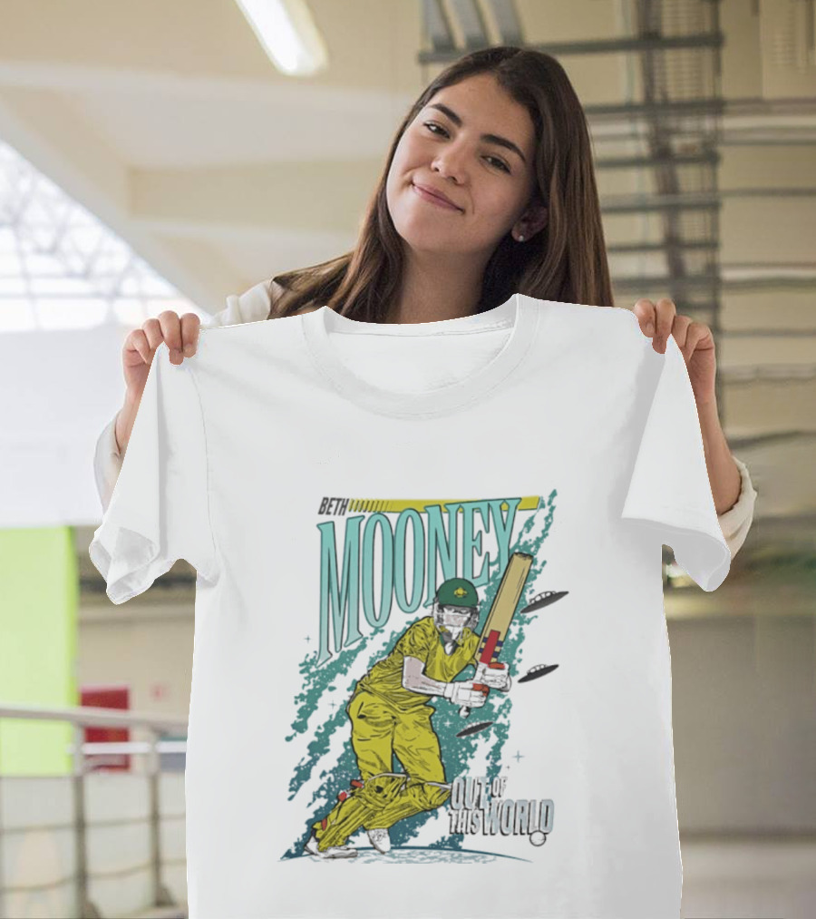 Beth Mooney Out Of This World Cricket T-Shirt