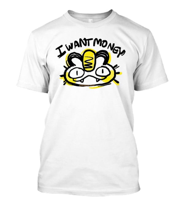 I Want Money Cat Graphic Meowth T-Shirt