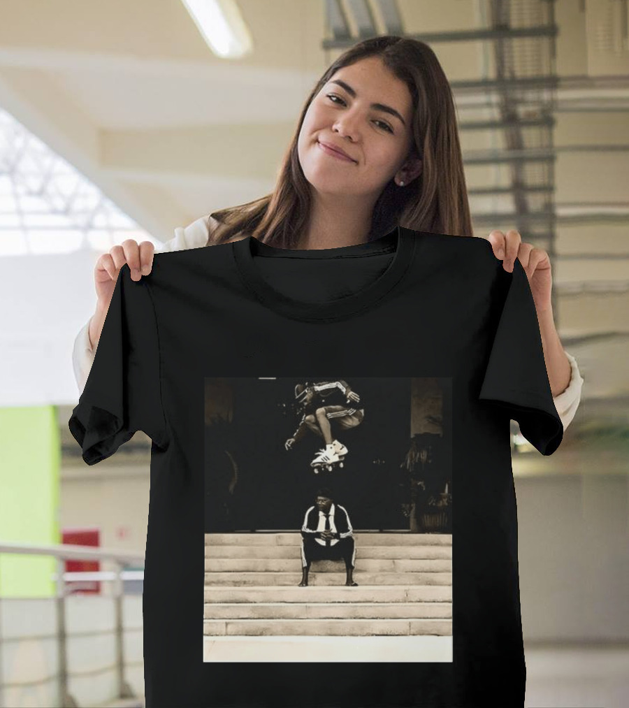 Bad MFs Tyshawn And Samuel L In Adidas Skateboard Jump Scene T-Shirt