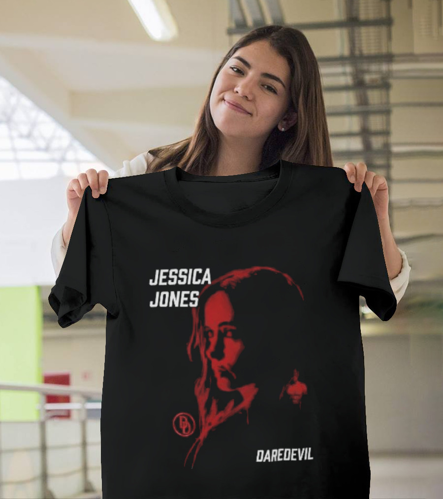 Jessica Jones Daredevil Season 2 Matt Murdock Red Shadow Face T-Shirt