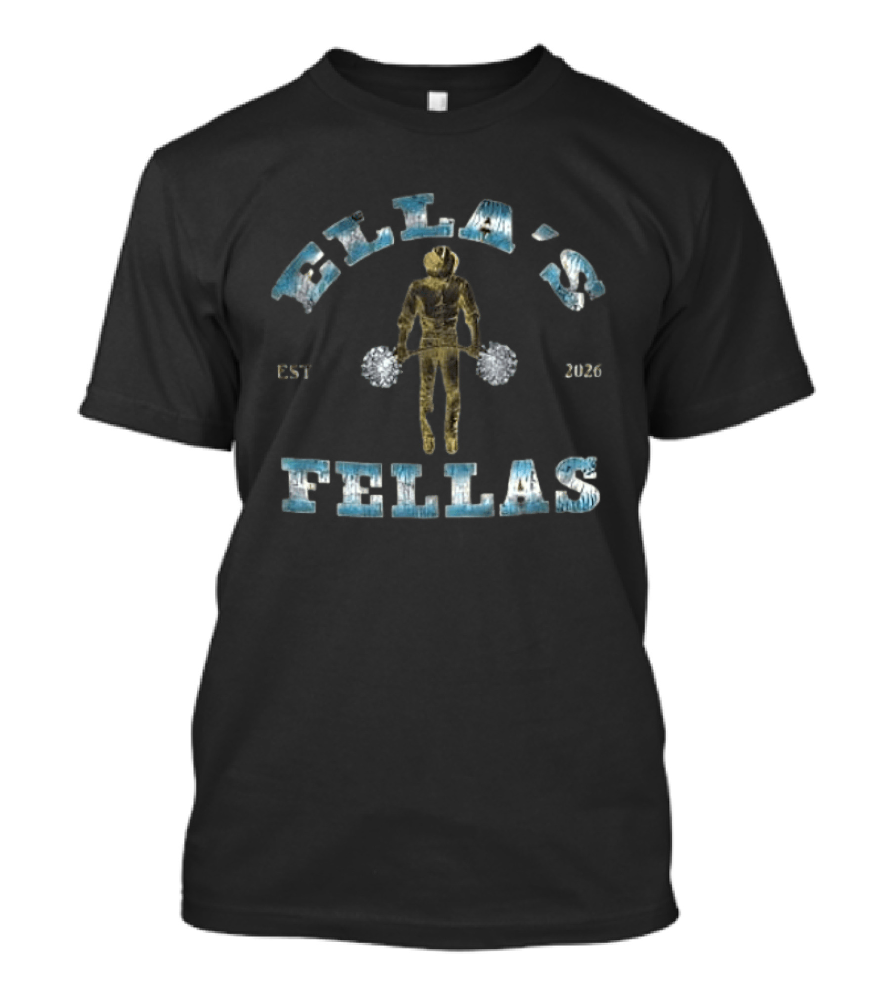 Ella's Fellas Est 2026 Weightlifting Motif T-Shirt
