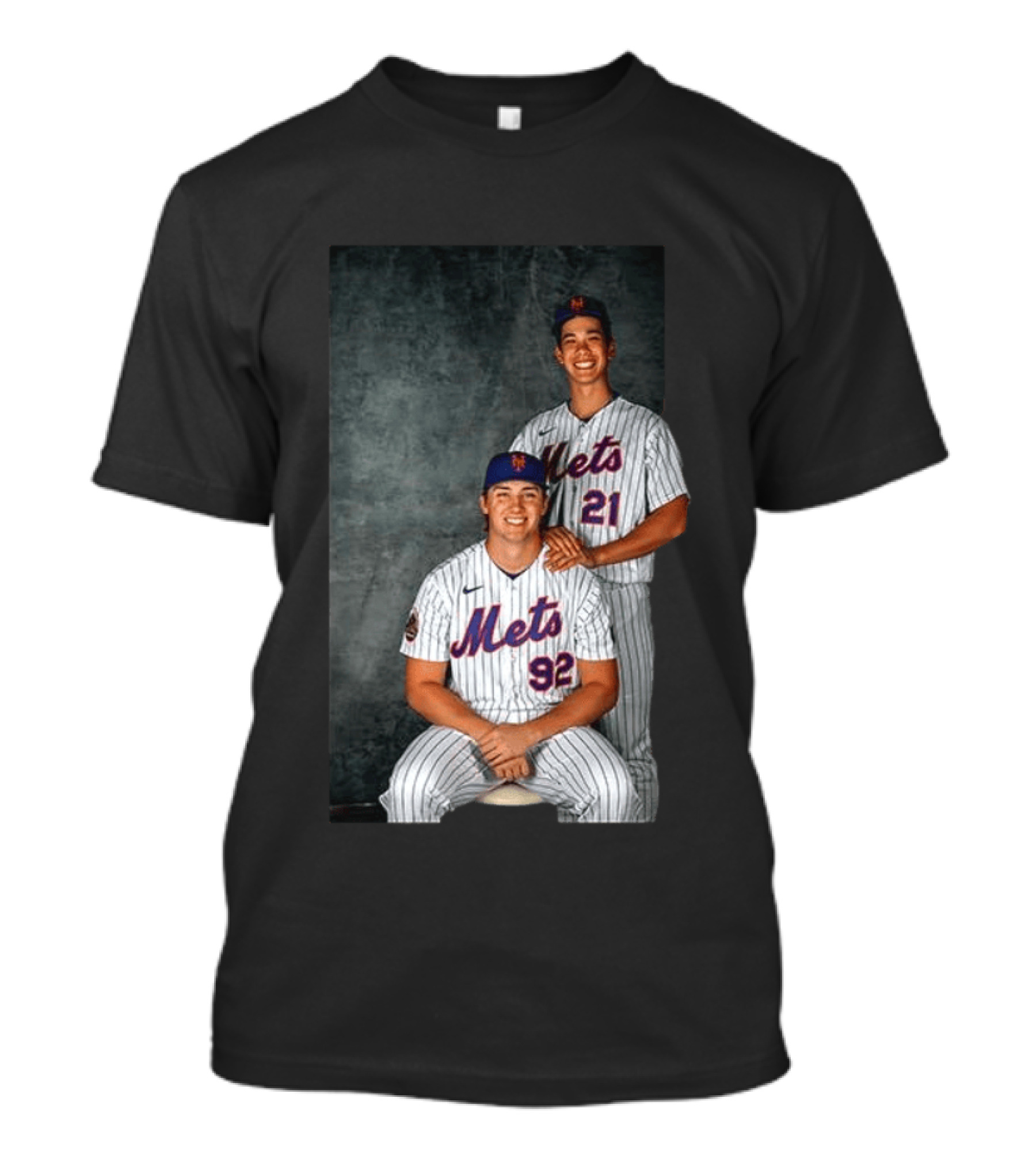 New York Mets Jonathan Pintaro Jonah Tong Step Brother Team Players T-Shirt