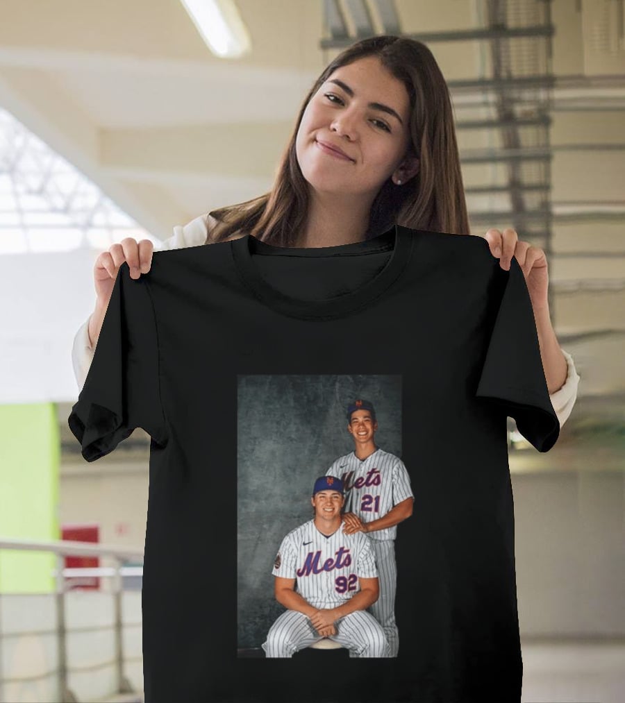 New York Mets Jonathan Pintaro Jonah Tong Step Brother Team Players T-Shirt