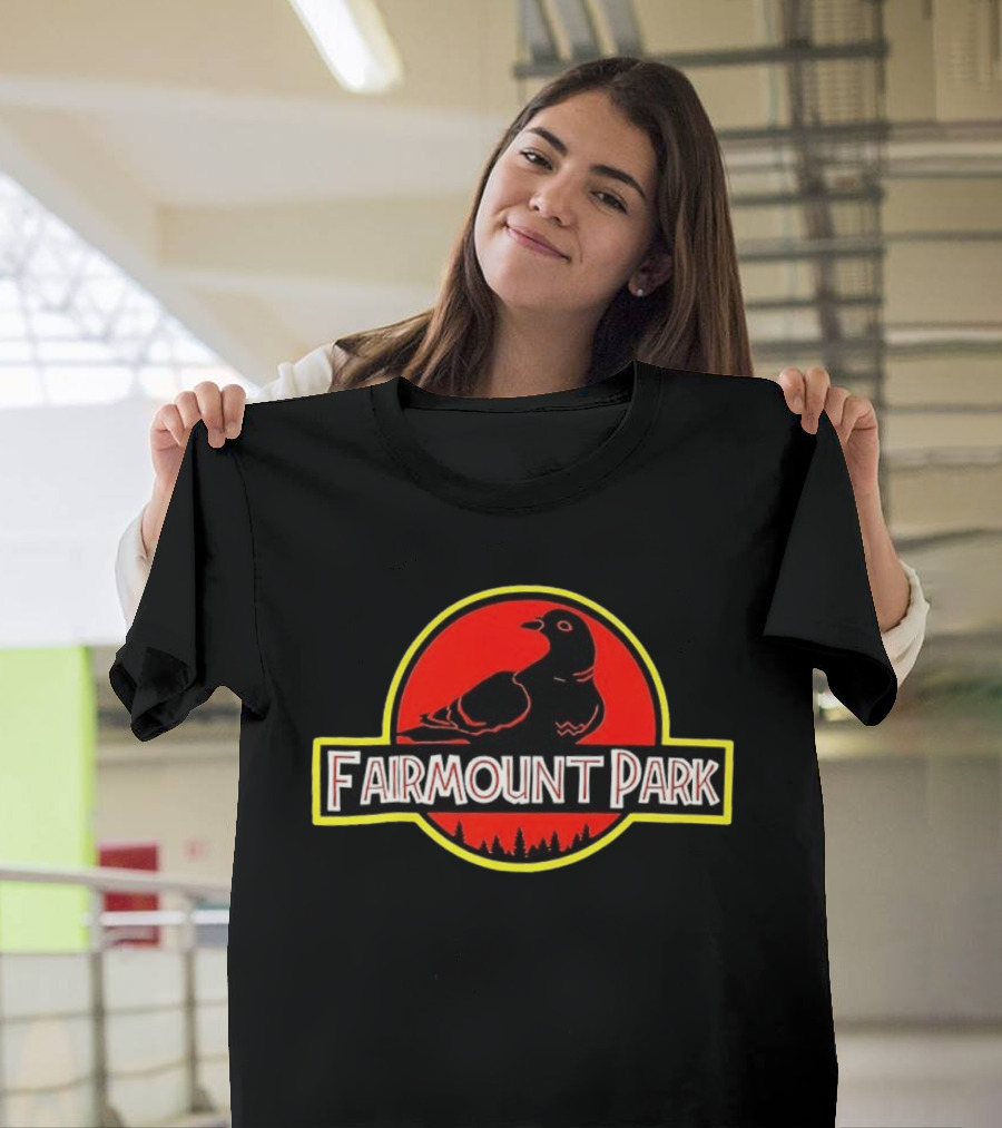 Fairmount Park Pigeon Jurassic Park T-Shirt