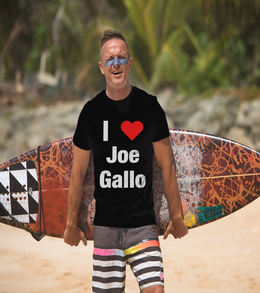I Love Joe Gallo Merrimack Warriors Basketball T-Shirt