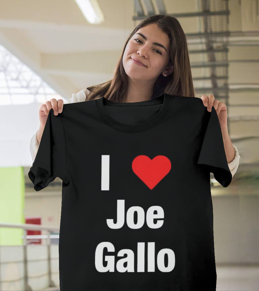 I Love Joe Gallo Merrimack Warriors Basketball T-Shirt