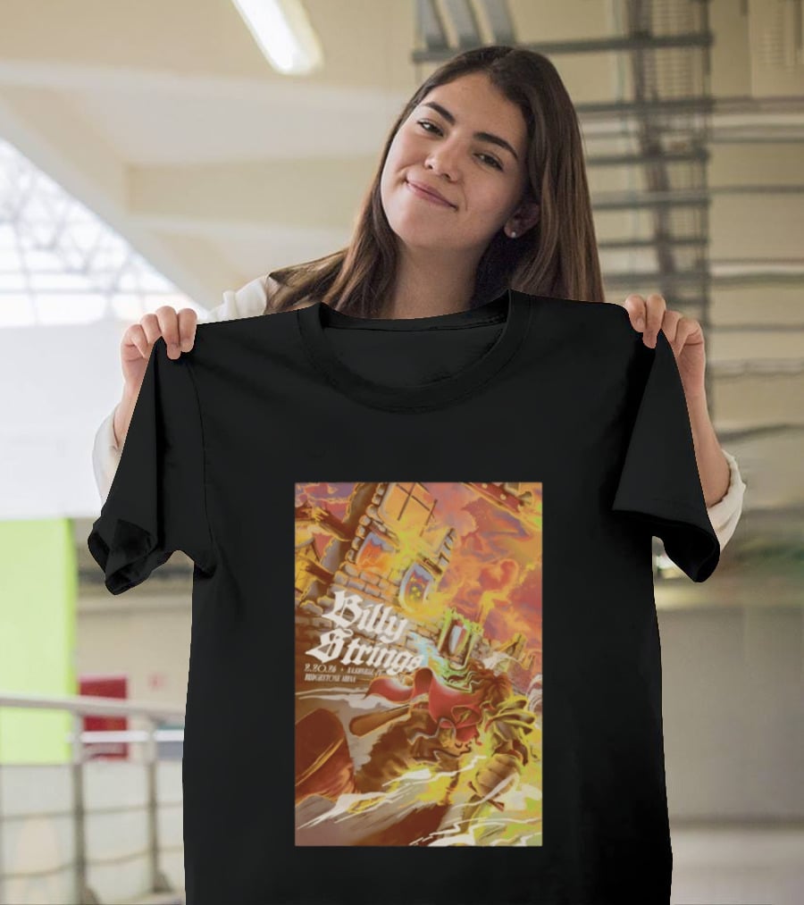 Billy Strings Bridgestone Arena Nashville TN February 20 2026 Castle Fire Fantasy T-Shirt