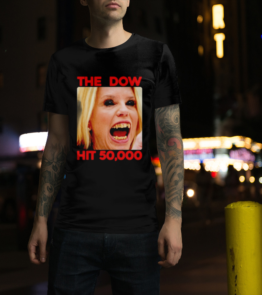 The Dow Hit 50000 Teeth Blonde Woman T-Shirt
