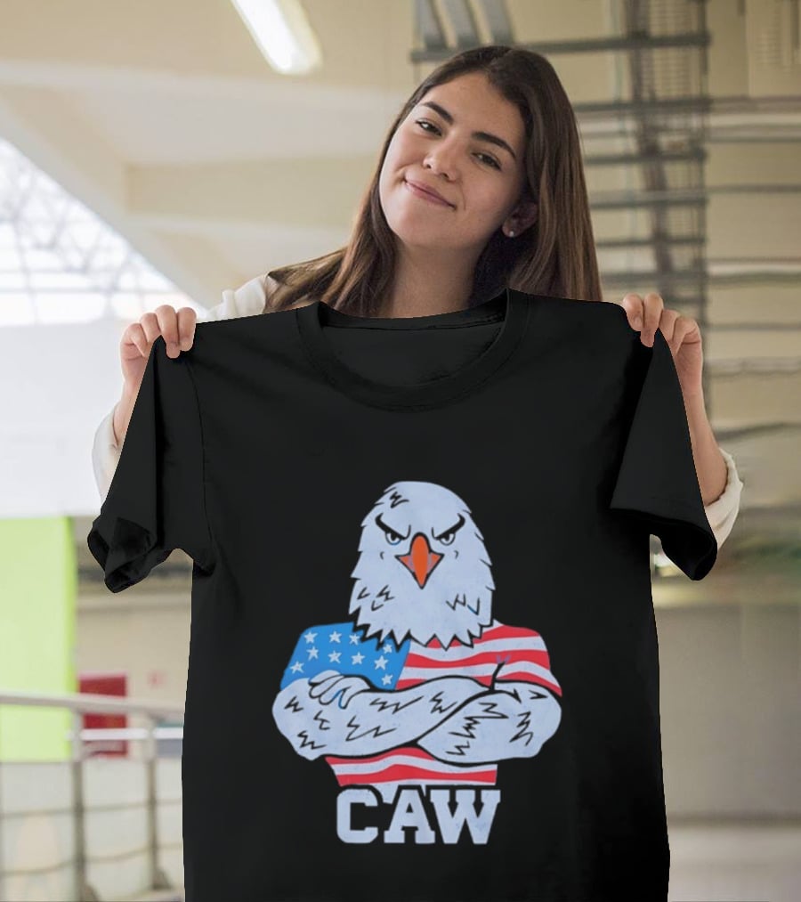 Eagle Caw American Flag Stars And Stripes T-Shirt